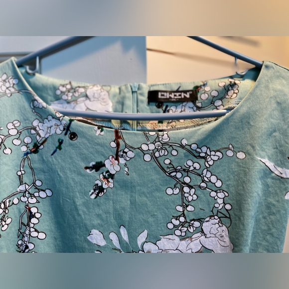 Owin 1950's Tea Dress Retro Rockabilly Summer Garden Swing Party Cocktail - Picture 5 of 15